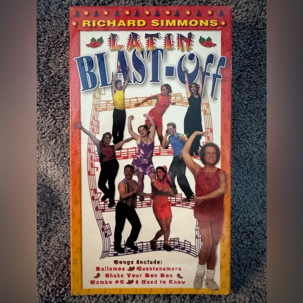 Richard Simmons Latin Blast-Off VHS